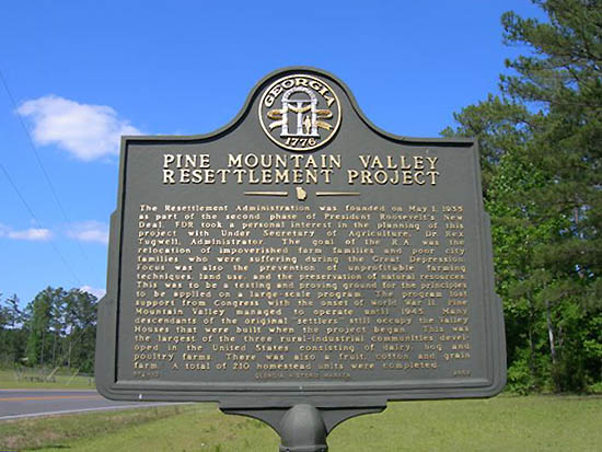 Pine Mountain Valley, GA New Deal Art